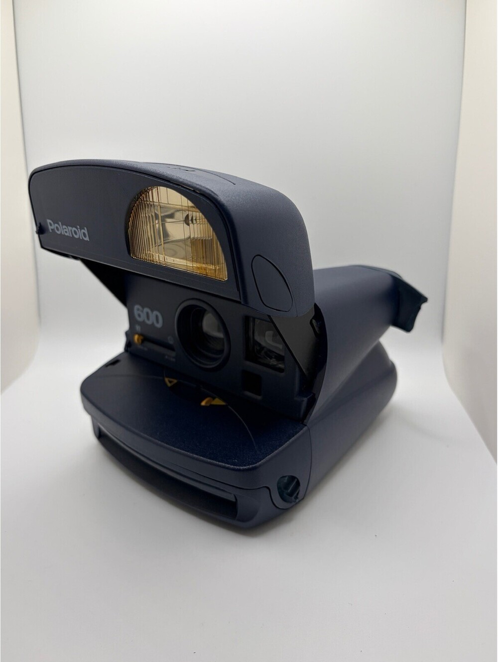 Polaroid One Step Express Navy Blue 600 Instant Film Camera Broken Strap C182
